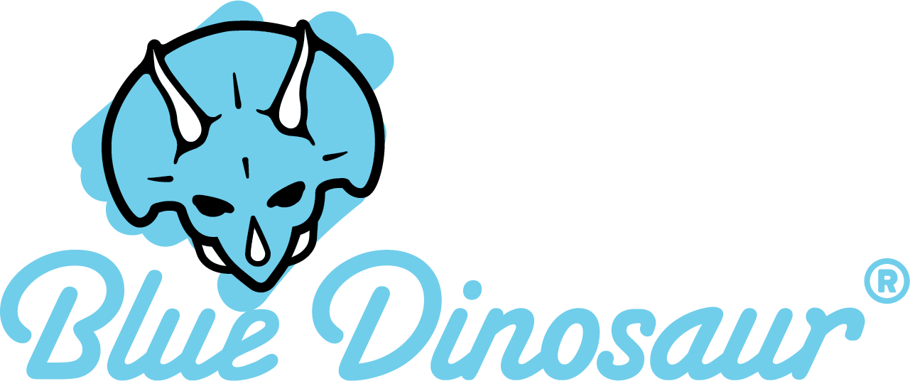 Blue Dinosaur Logo