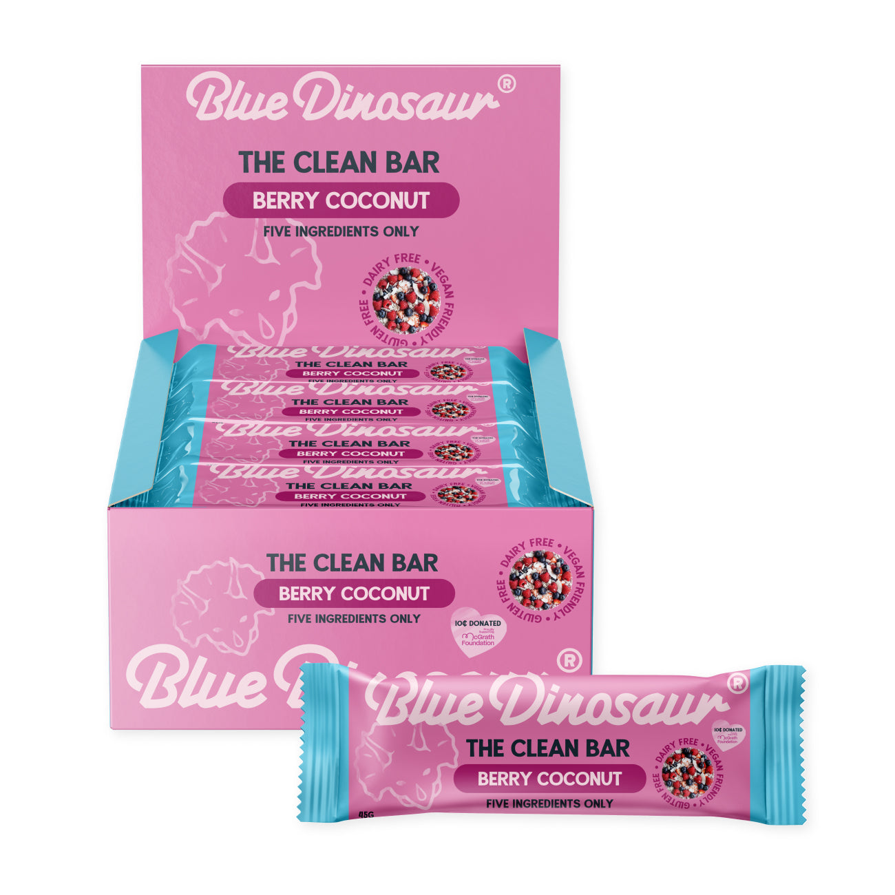 Berry & Coconut Clean Bar x 12