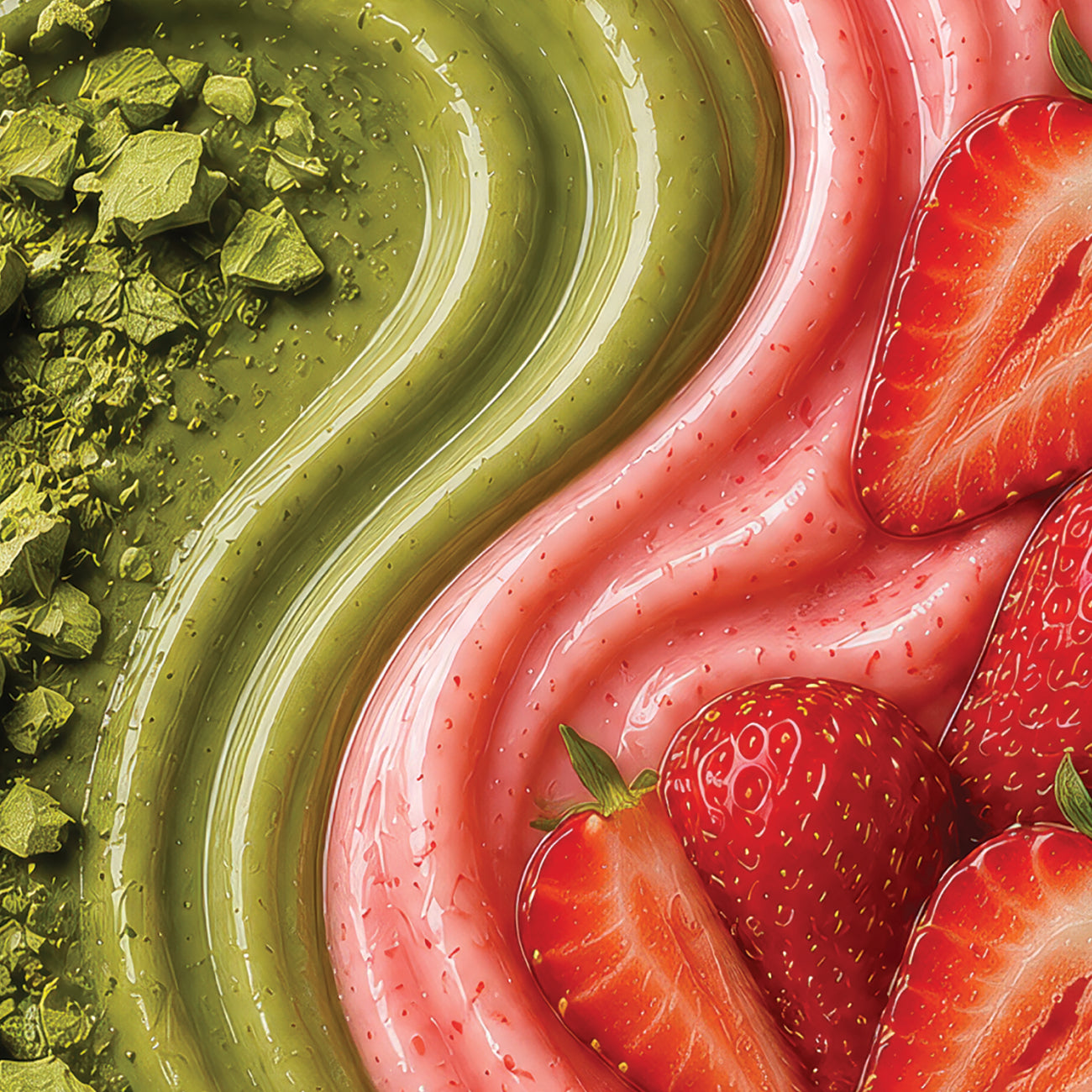 Strawberry Matcha Protein + Fibre Bars x 12
