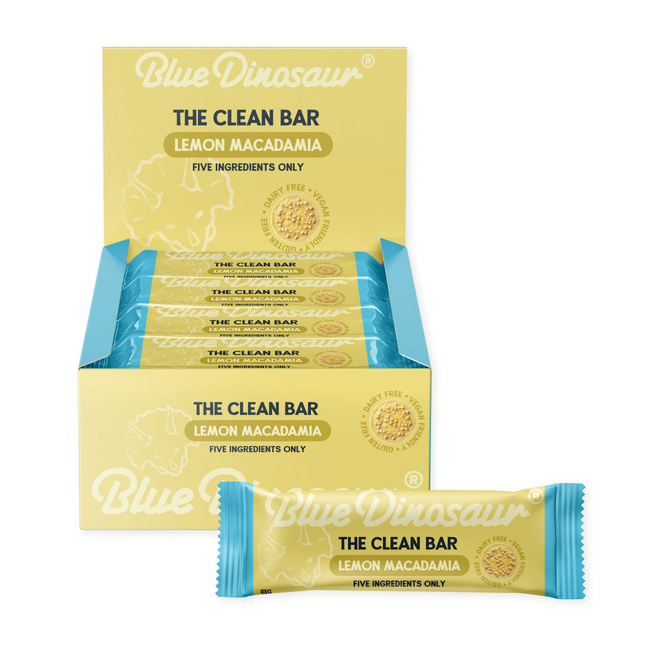 Lemon & Macadamia Clean Bar x 12