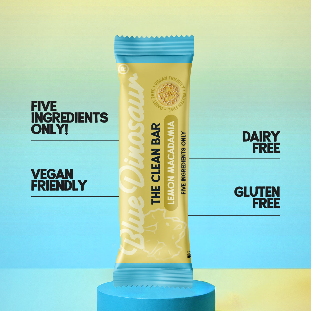 Lemon & Macadamia Clean Bar x 12