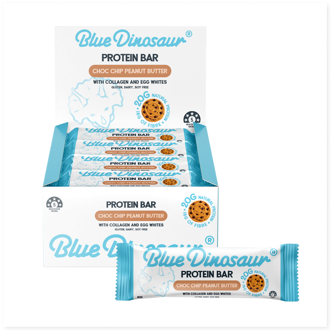 Choc Chip Peanut Butter Protein Bar x 12