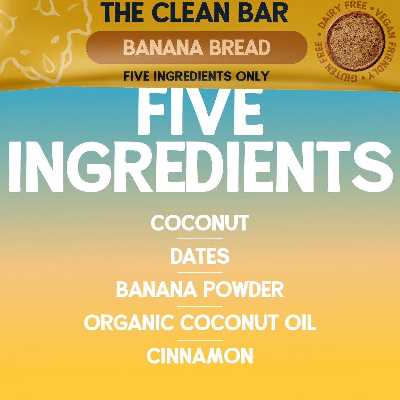 Banana Bread Clean Bar x 12