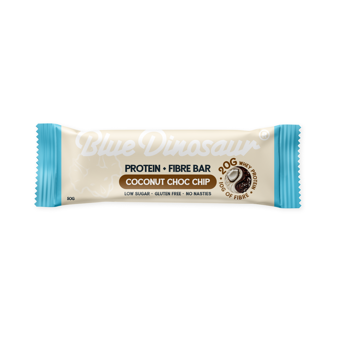 Coconut Choc Chip Protein + Fibre Bars x 12