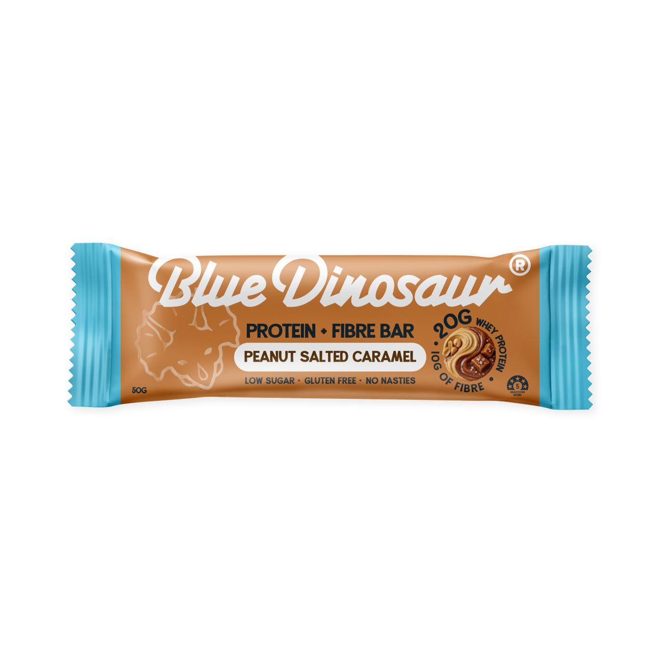 Peanut Salted Caramel Protein + Fibre Bars x 12