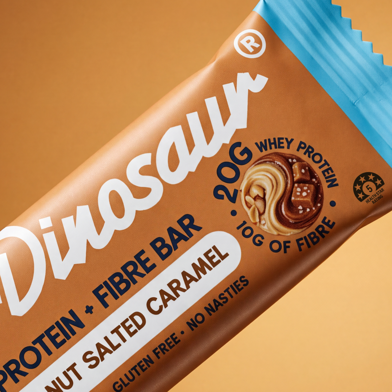 Peanut Salted Caramel Protein + Fibre Bars x 12