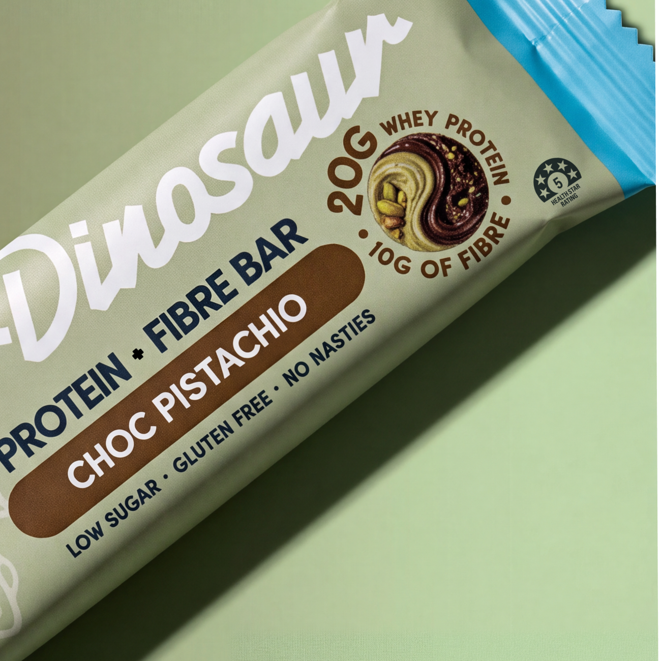 Choc Pistachio Protein + Fibre Bars x 12
